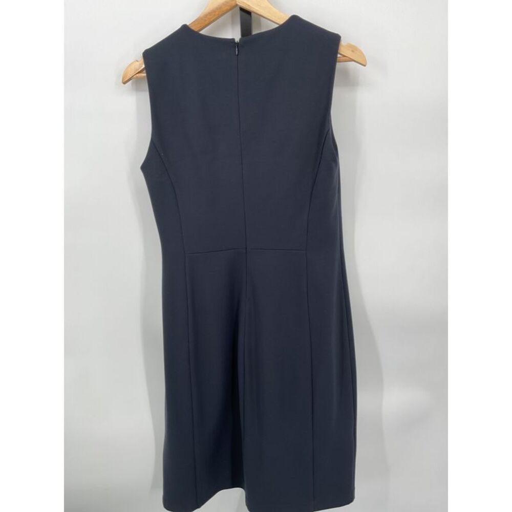 Quince Navy Sleeveless A-Line Dress